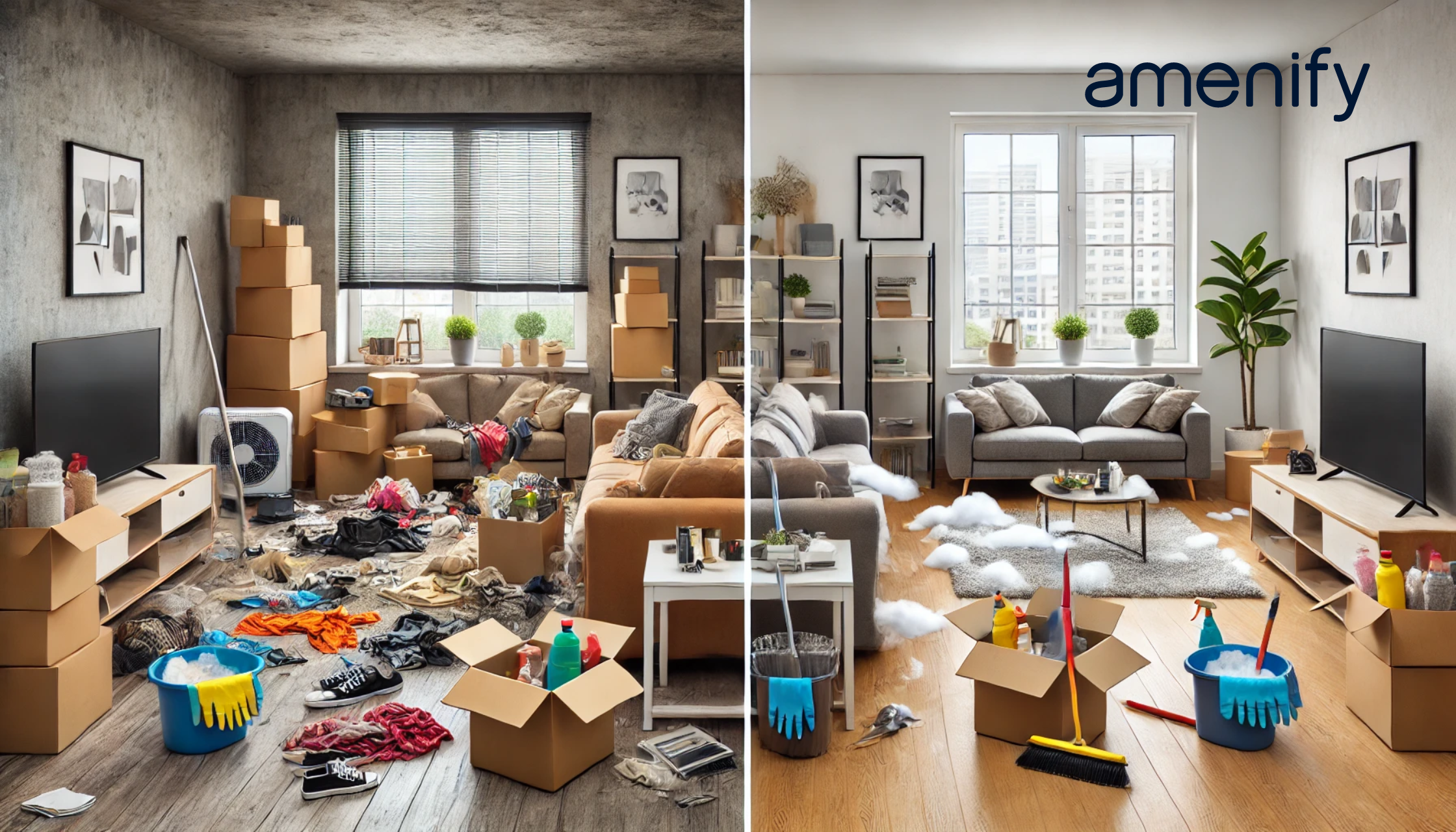 Sunsett Cleaning professional team in East London